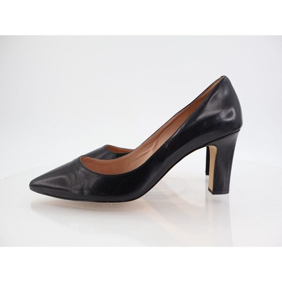 Cole Haan Mylah Pump Black Leather Women 11B Pointed Toe Heel Career - Picture 6 of 11
